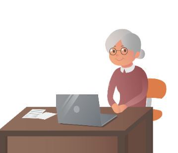 Older women with laptop