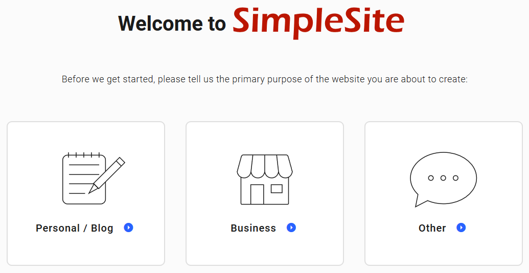 welcome to simplesite